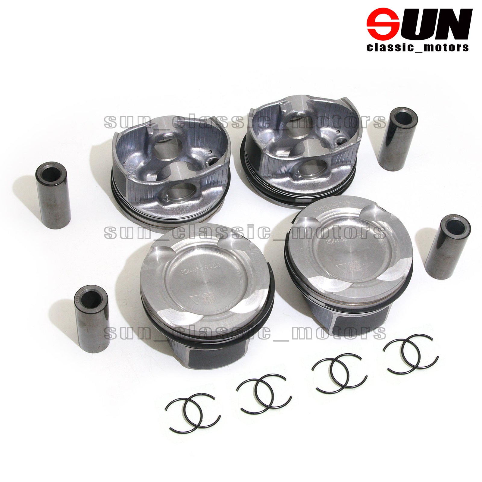 Piston and ring set STD for C260 M254.915 1.5T 2540309200-
