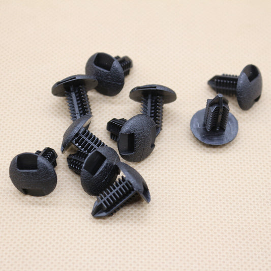 10-piece set of universal license plate nut clips for Suzuki,for Honda,and for Mitsubishi vehicles (models 380 and 370)