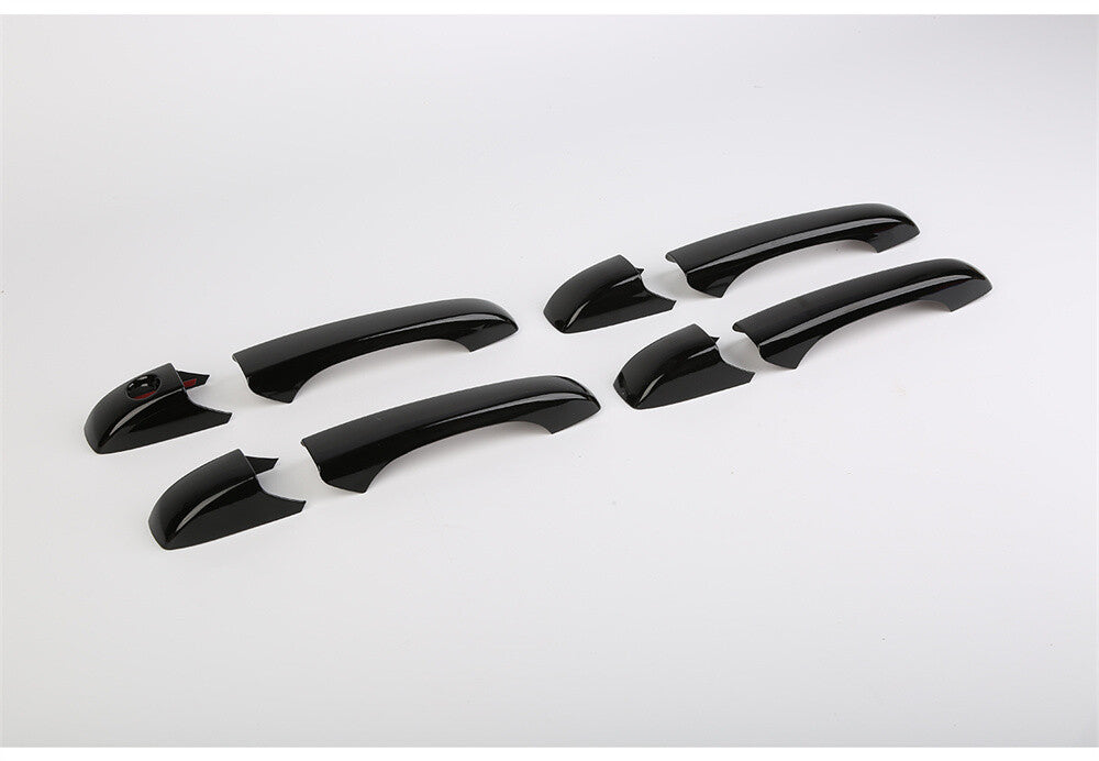 8Pcs Black ABS Side Door Handle Panel Cover for Jeep Patriot 2011-16 Accessories