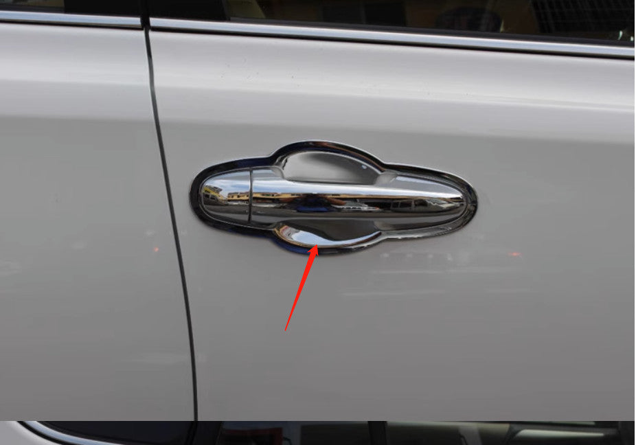 for Toyota RAV4 2013-2018 Black Decor Exterior Side Door Bowl Cup Cover Trim 8P