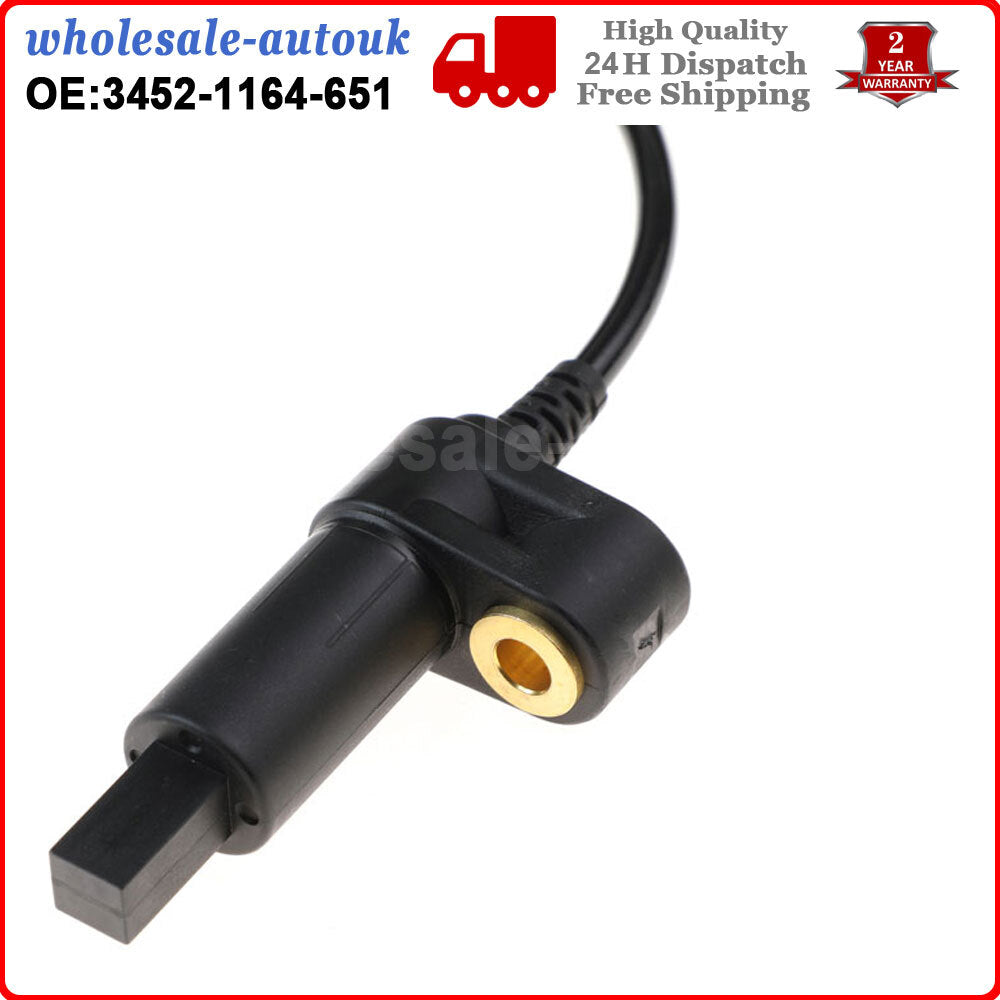2 ABS Wheel Speed Sensor Front Left Right 34521164651 for BMW 3 Series E46 98-07