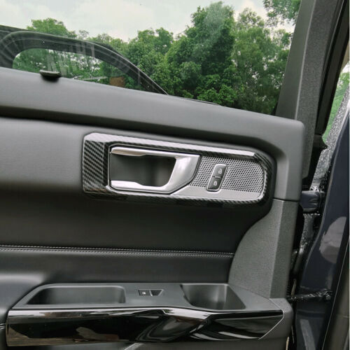 for ford  Explorer 2020-2023 Carbon Fiber Interior Door Handle Bowl Molding Trim