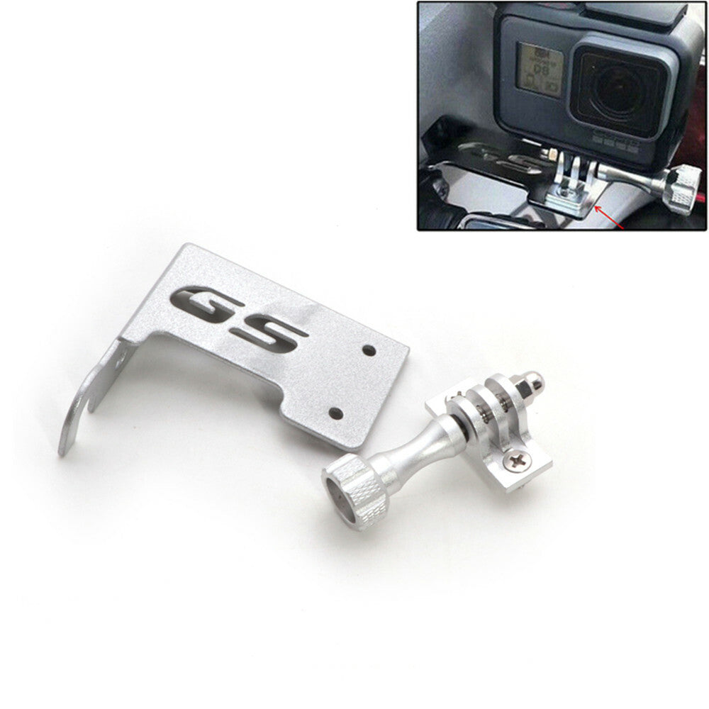 Silver Left Camera Mount Bracket for BMW R1200GS GS LC /ADV Adventure 2014-2018 Q