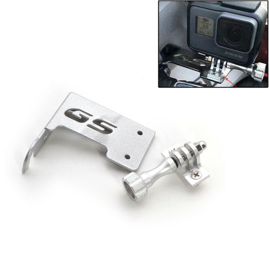 Silver Left Camera Mount Bracket for BMW R1200GS GS LC /ADV Adventure 2014-2018 Q