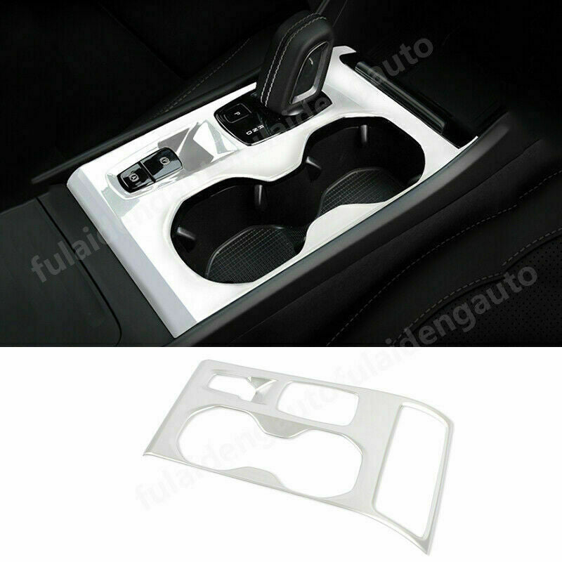 for Volvo XC40 2018-2022 Silver Interior central console gear shift panel trim