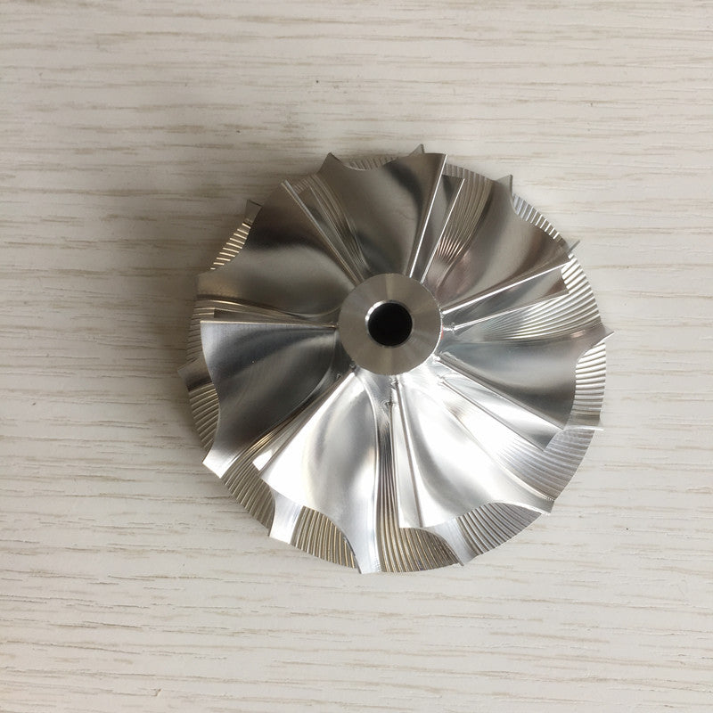 TD05H 7+7 Blade 59.05/76.13 mm Forward Rotating Turbine Billet Compressor Wheel