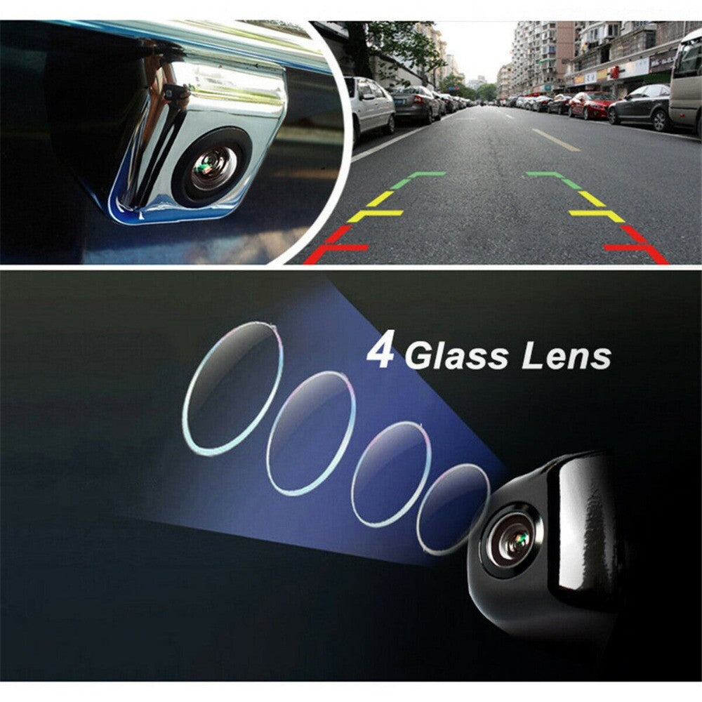1pc 170° Auto Car Front View Reverse Back up Camera Waterproof Night-Vision n