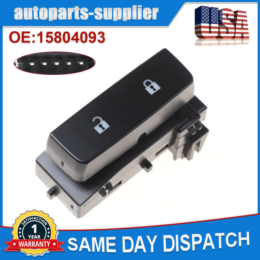 Applicable to 2007-2013 for Chevrolet Silverado 1500 LH driver power door lock switch 15804093