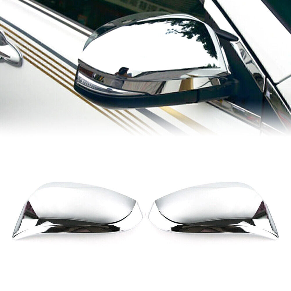ABS Door Mirror Overlay Rear View Cover Trim for Toyota Voxy Noah R80 2014 - 18