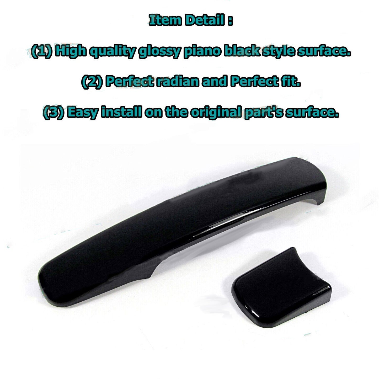 Shiny Pure Cover Trim for Infiniti FX35 SUV Side for Smart Key Door Handle