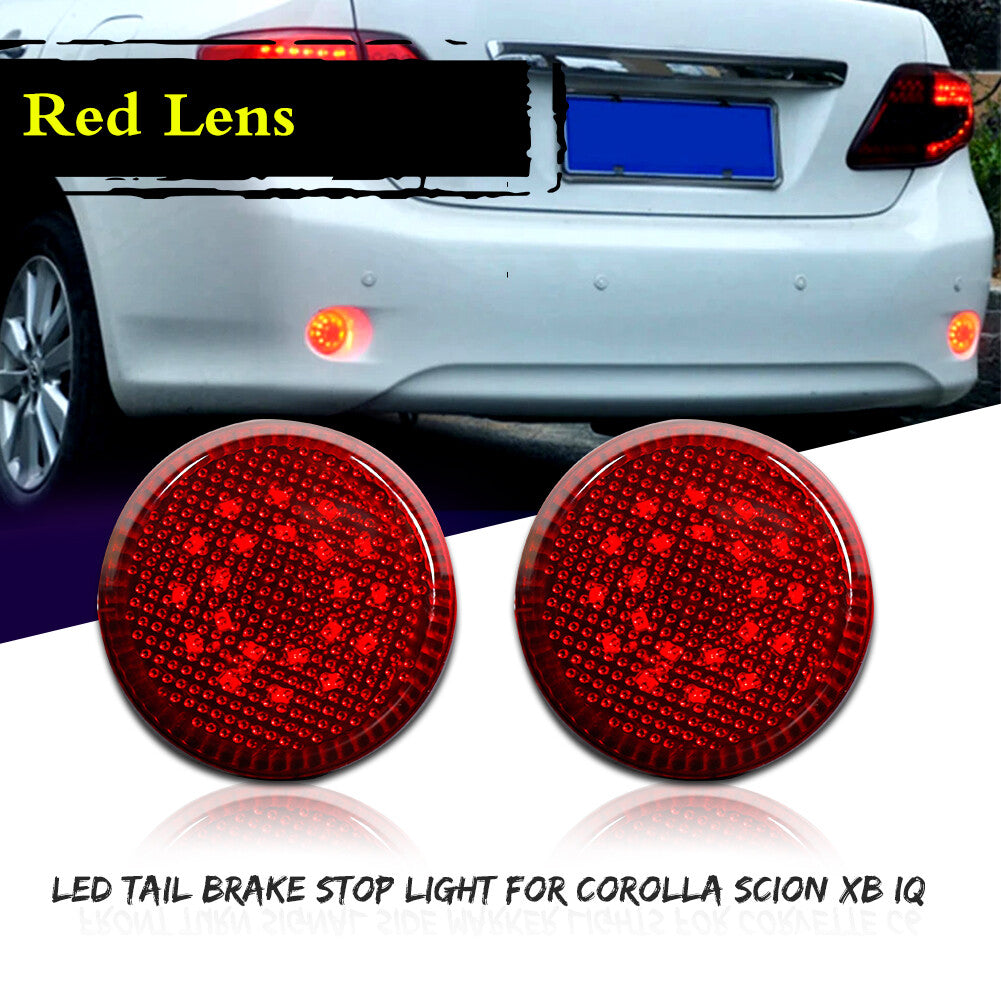 Red lens LED rear bumper reflector light suitable for Corolla 2007-2010- v