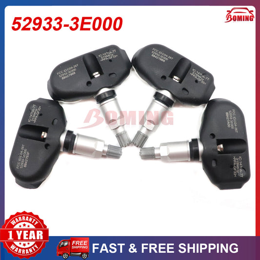 Set of 4 TPMS 52933-3E000 Fits for HYUNDAI SONATA Tire Pressure MONITOR Sensor