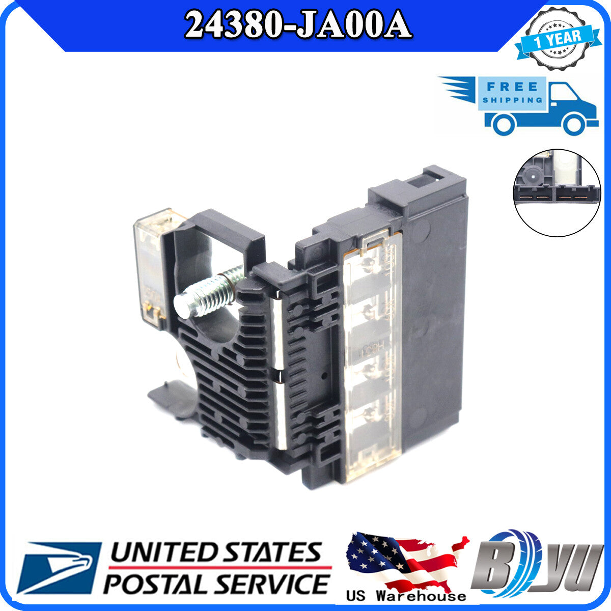 Brand new 24380-JA00A fuse cable terminal for Nissan Altima 2.5L 924079 Q