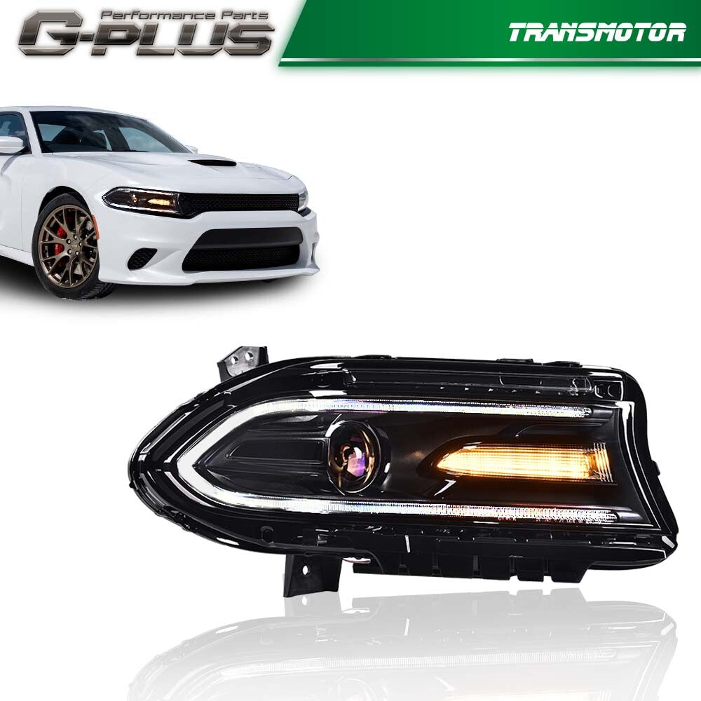Fits for Dodge Charger 2015 - 2021 Halogen Headlight Right Passenger Side - v