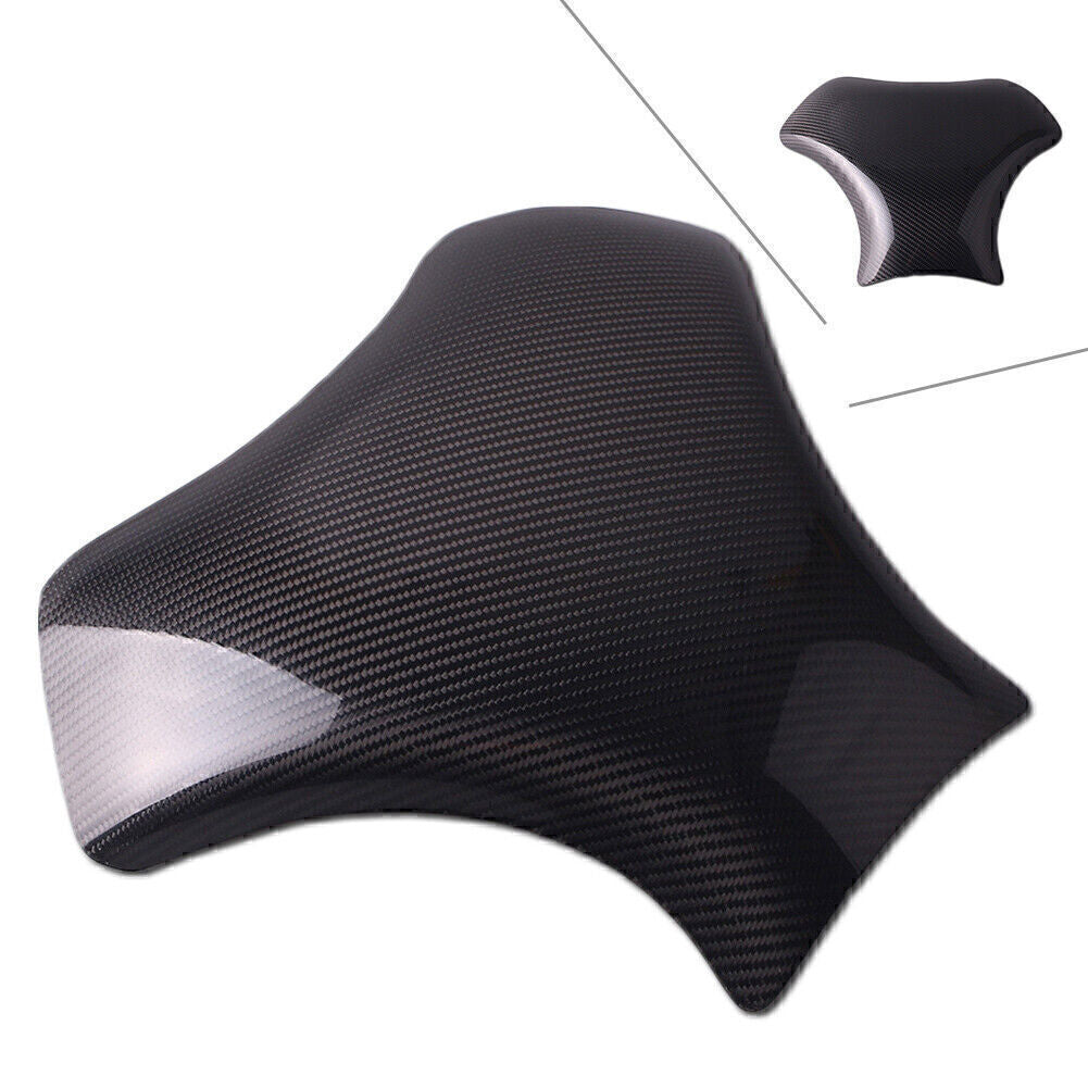 Black Carbon Fiber Fuel Gas Tank Protector Fit for Suzuki Hayabusa GSXR1300 1999-07 Q