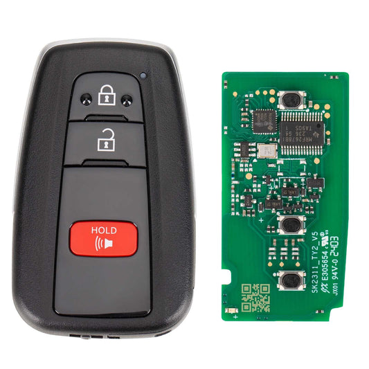 IKEYTY8A3AL 3 Buttons 315/433 MHz for Smart Key Universal for Toyota