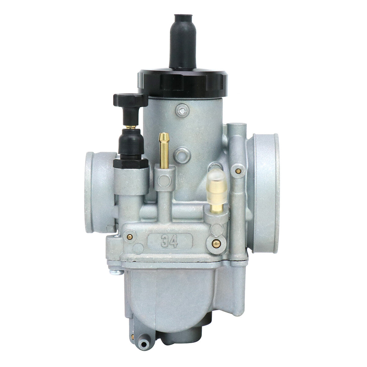Motorcycle PE34 Carburetor 200cc 450cc Carbon Fiber Kit with Jet Shoes for Racing Bikes Q
