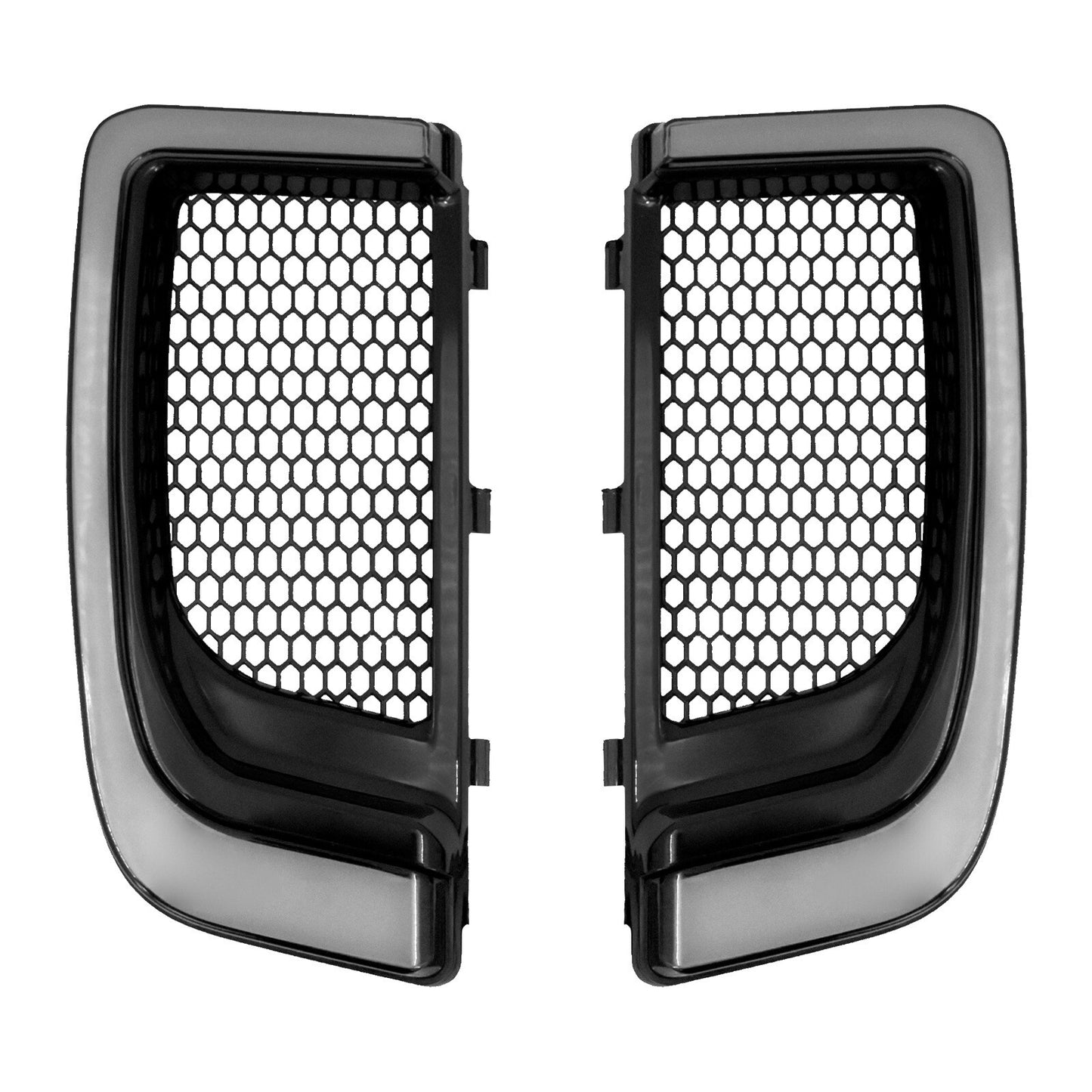 for Harley Touring FLHTK 2014-UP Fairing Lower Grills LED Turn Signal Lights