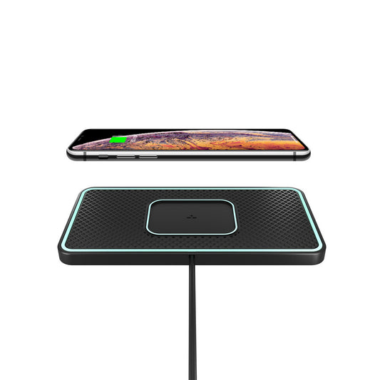Car Wireless Phone Charger Pad Fast Charge Mat 10W for Apple iPhone Samsung