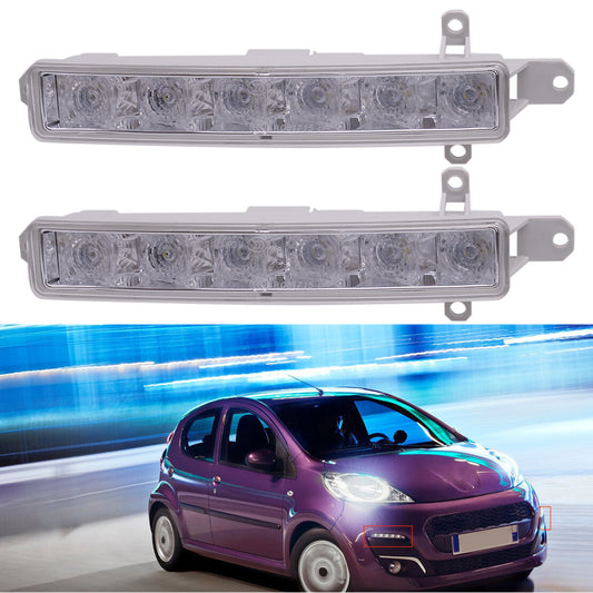 2pcs Daytime Running Light Lamp DRL Fit for Citroen Berlingo B9 2008-2020 v