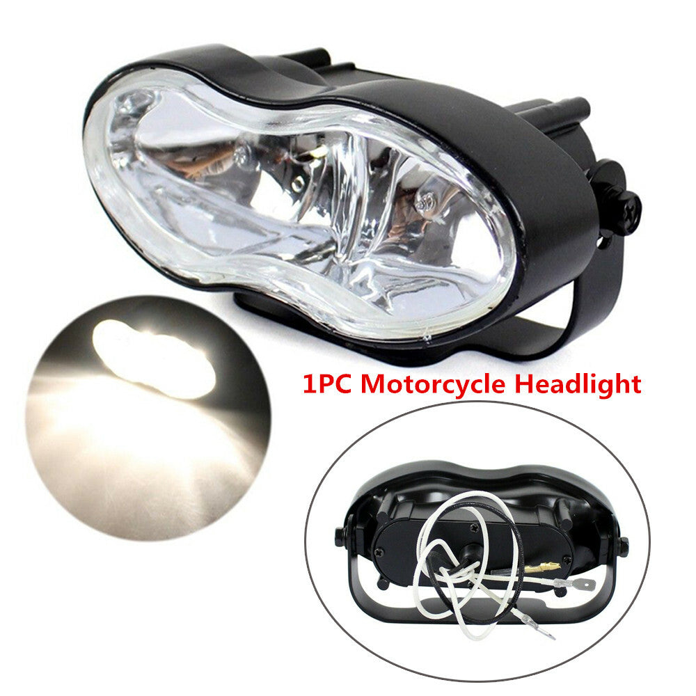 1pc Custom Twin Motorcycle Headlight for StreetFighter CAFE Racing Bobber- n
