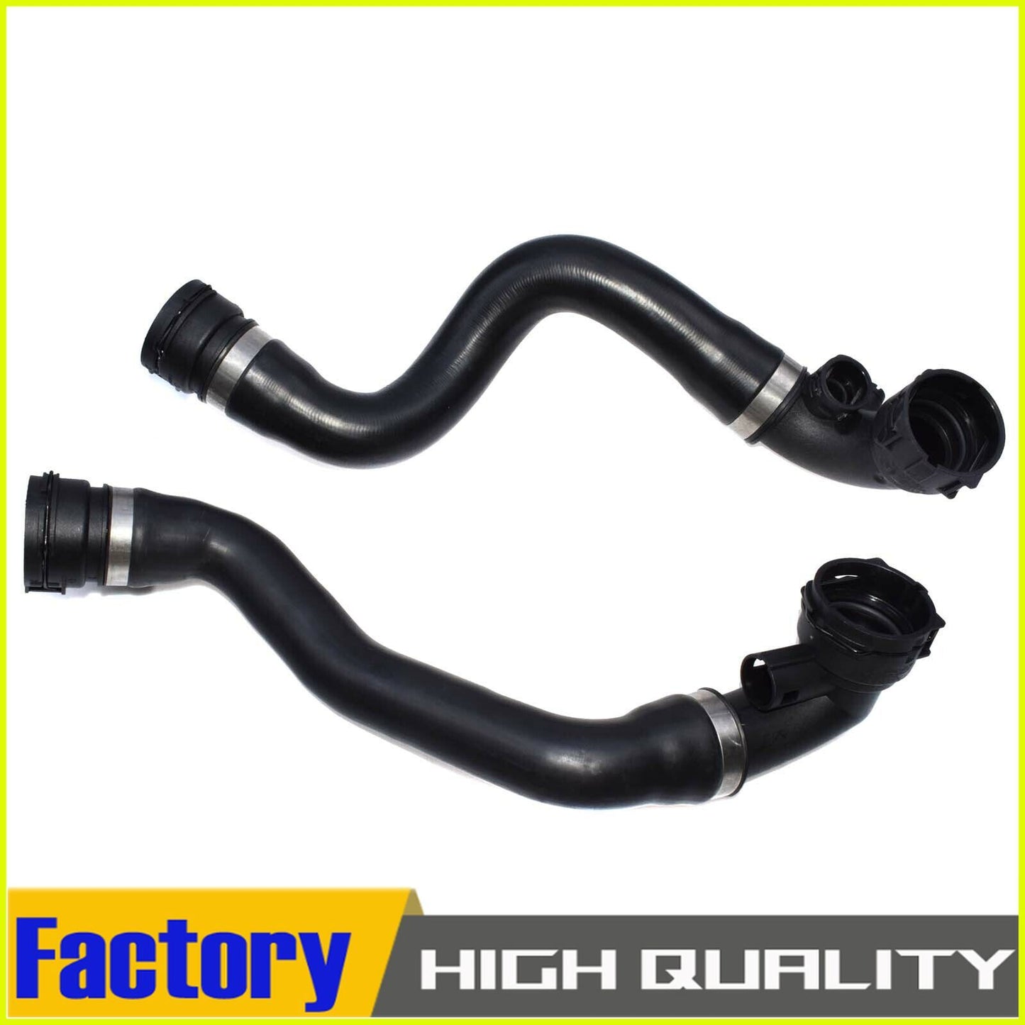 Upper + Lower Radiator Hose Kit for 2001-06 E53 X5 3.0L 11537508688- n