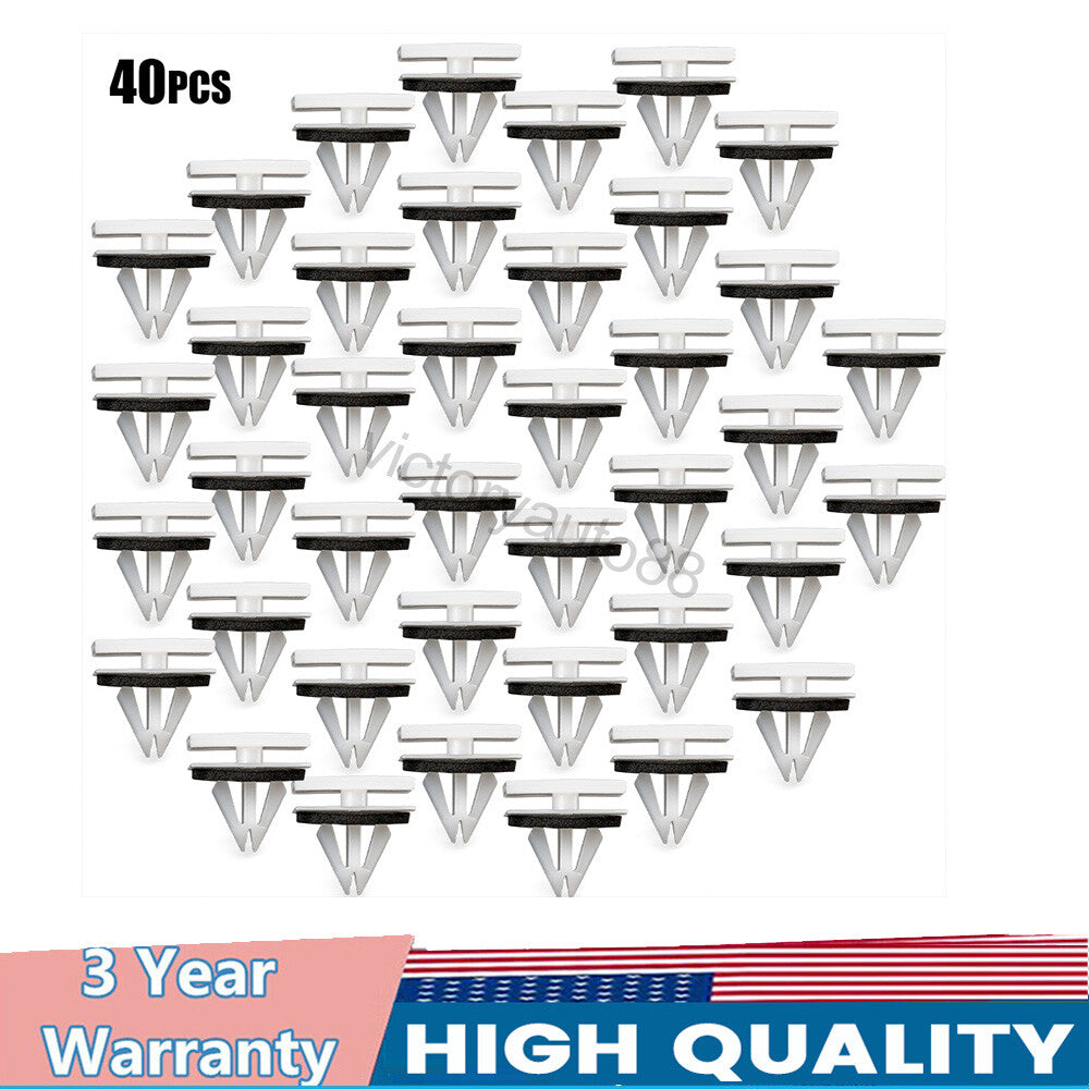 40-piece pack of molded retainer seals for Ford MKZ 13 W716503-S300 exterior rocker panel
