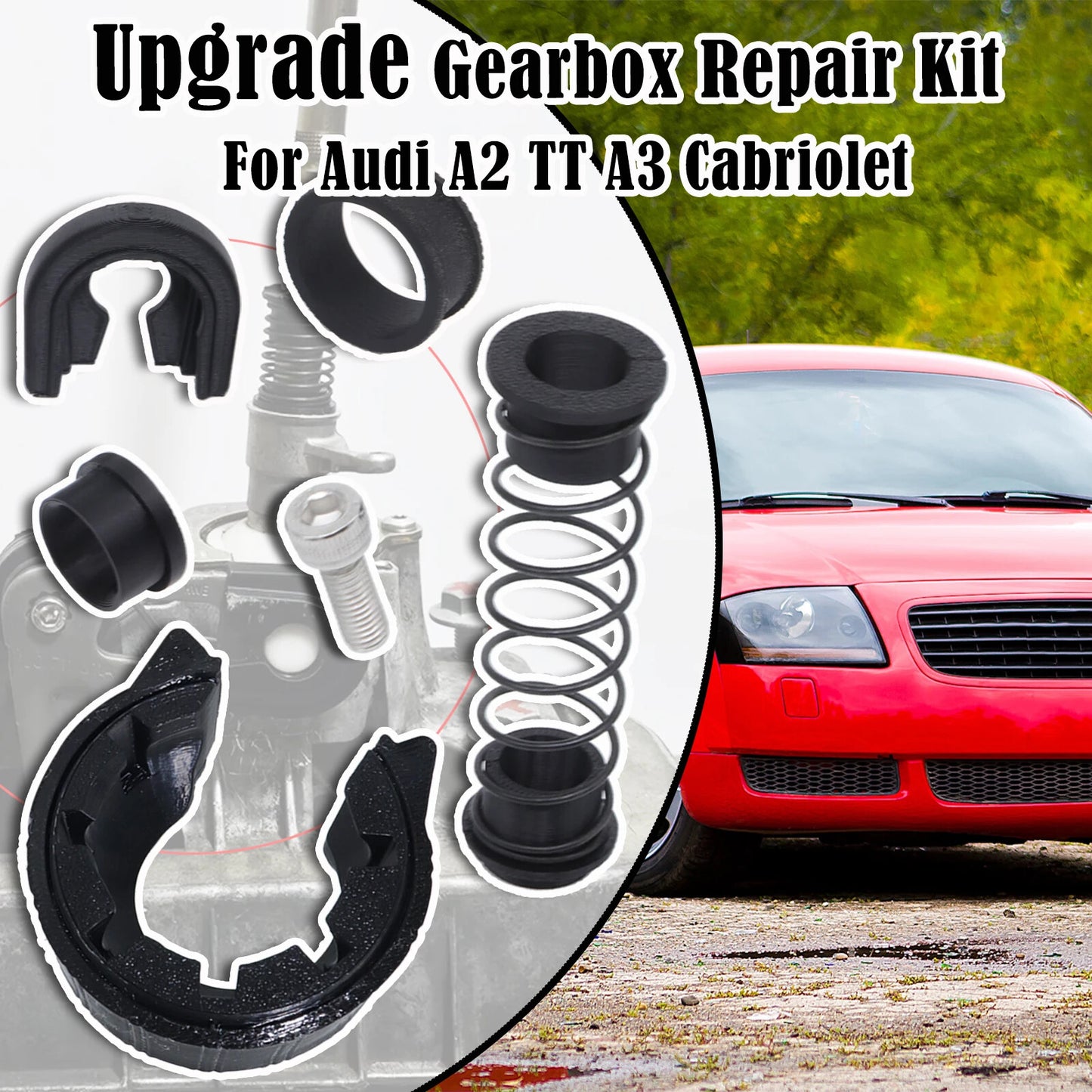 Upgrade Gearbox Repair Kit for Audi A2 TT A3 First Gear Getter Reverse Bushes
