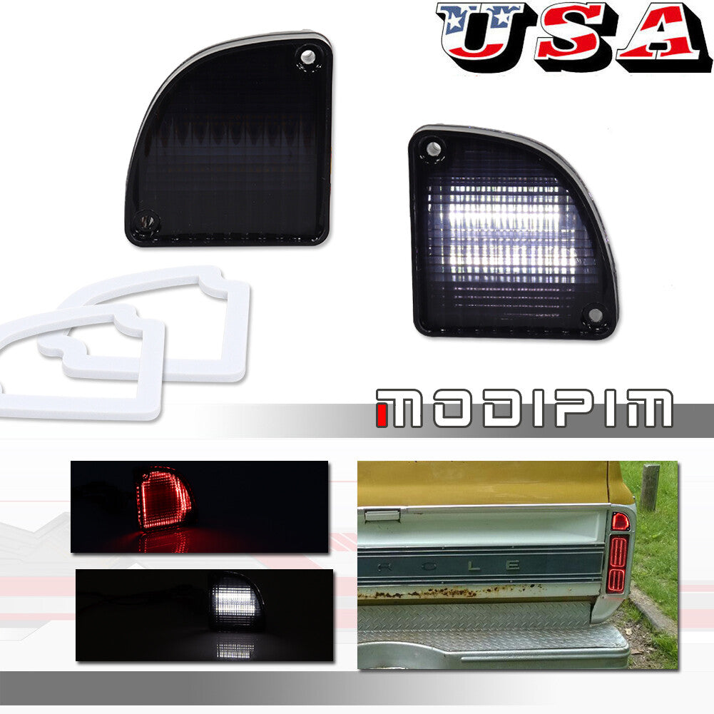 Smoked Replacement Tail Light with Spacer for 1968 - 1972 for GMC C10 Pickup Trucks - v