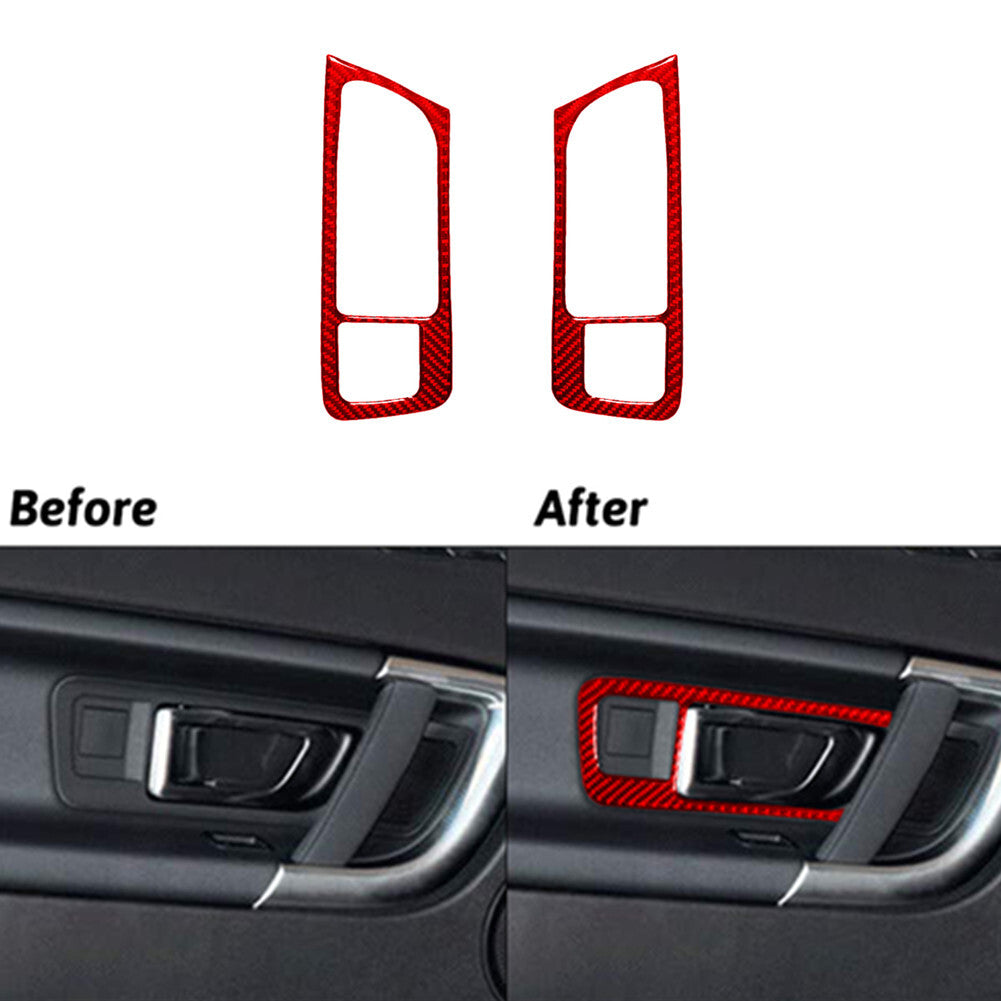 Carbon Fiber Window Lift Switch Cover Trim for Mustang Convertible 2001-04 v