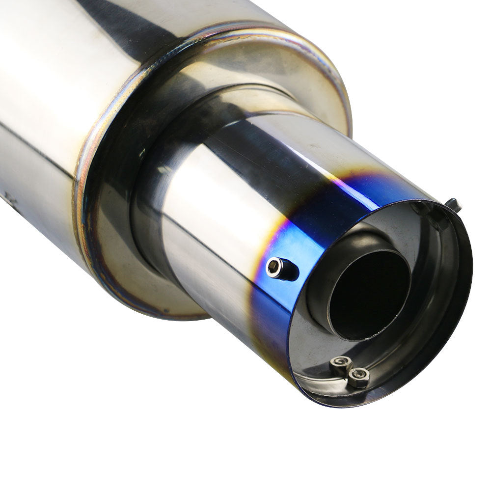 For 3 Stainless Round Exhaust Muffler Universal Removable DB-Killer Silencer
