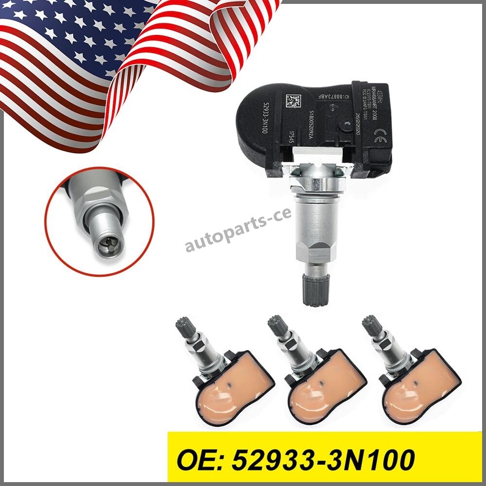 4PC New TPMS Tire Pressure Sensor 52933-3N100 for Hyundai Accent for Kia Sorento