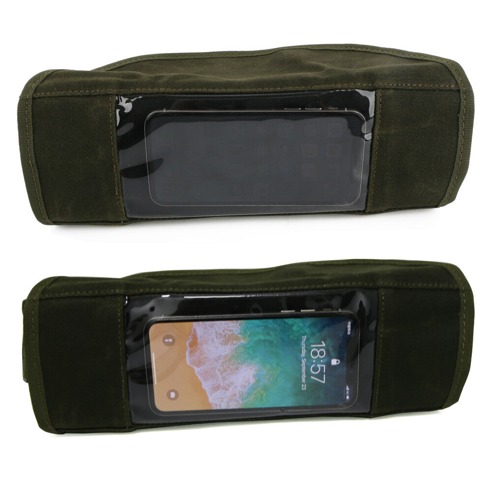 Motorcycle fork tool handlebar bag storage luggage saddle bag phone case