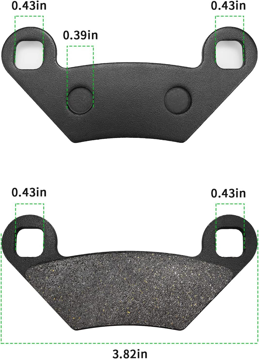 Brake Pads Front Rear for Polaris Sportsman 850 550 500 X2 XP Touring 2009-2018