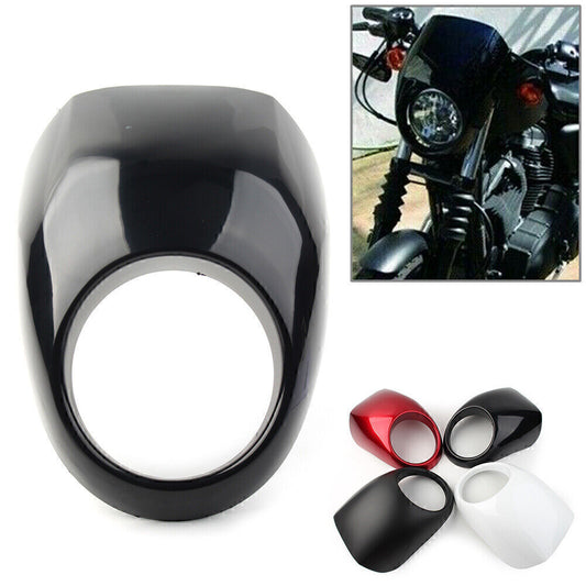Front Headlight Fairing Mask Visor Cover Fit for Harley Sportster Dyna XL 883 1200