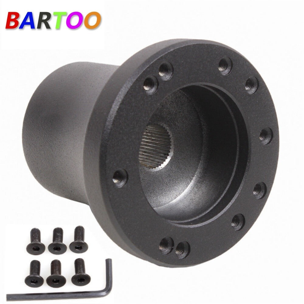 EZGO Steering Wheel Hub Adapter Fits For EZ-GO TXT and RXV for Golf Carts Black Q
