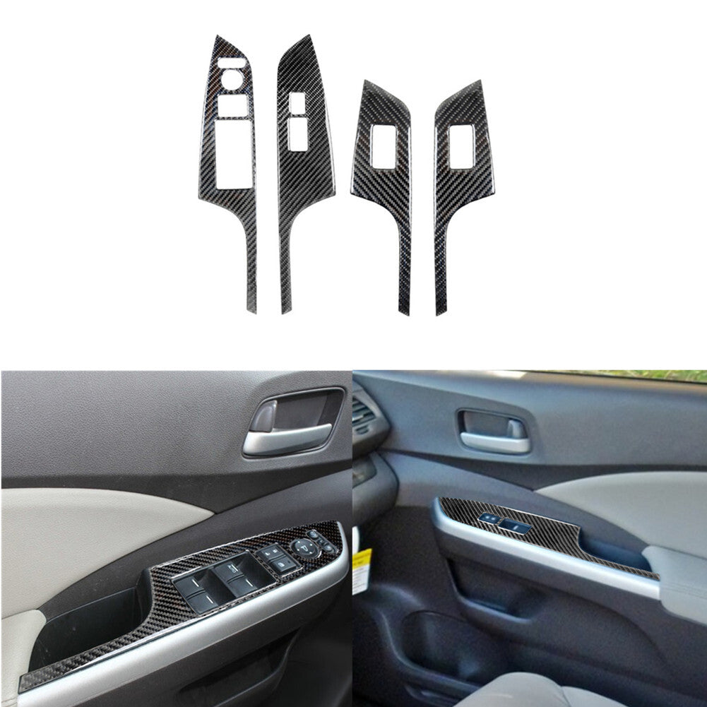 25Pcs Carbon Fiber Interior Decorative Kit Cover Trim For 4Runner 2010-20 v