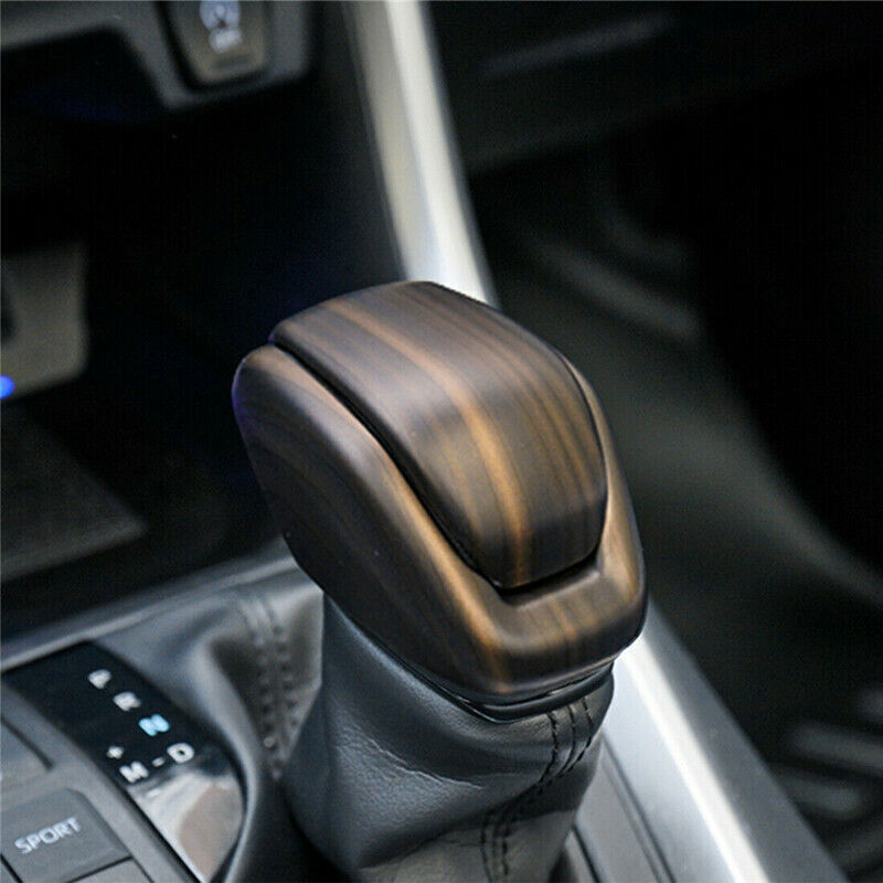 for Toyota Venza 2021-2024 Peach Wood Grain Inner Gear Shift Knob Cover Trim 2X