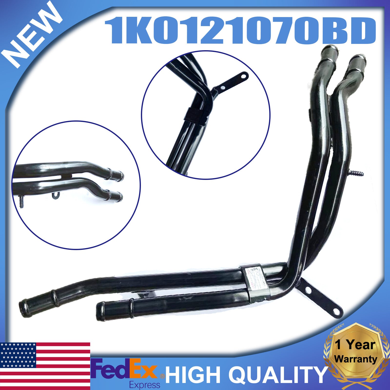engine coolant hose suitable for Golf , for Passat CC, for Audi A3 TT 1K0121070BD- n