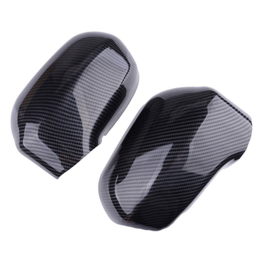 2x Carbon Fiber Style Rear Mirror Cover Caps Fit for Honda for Civic Sedan 2006-2011 n