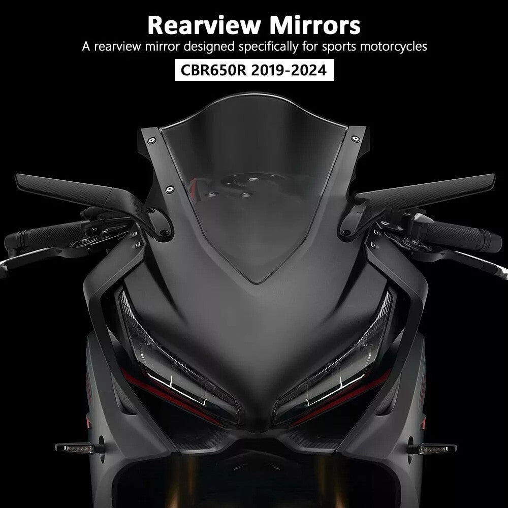 New Motorcycle Side Mirror Rear View Accessories for Honda CBR 650R 2019-2024