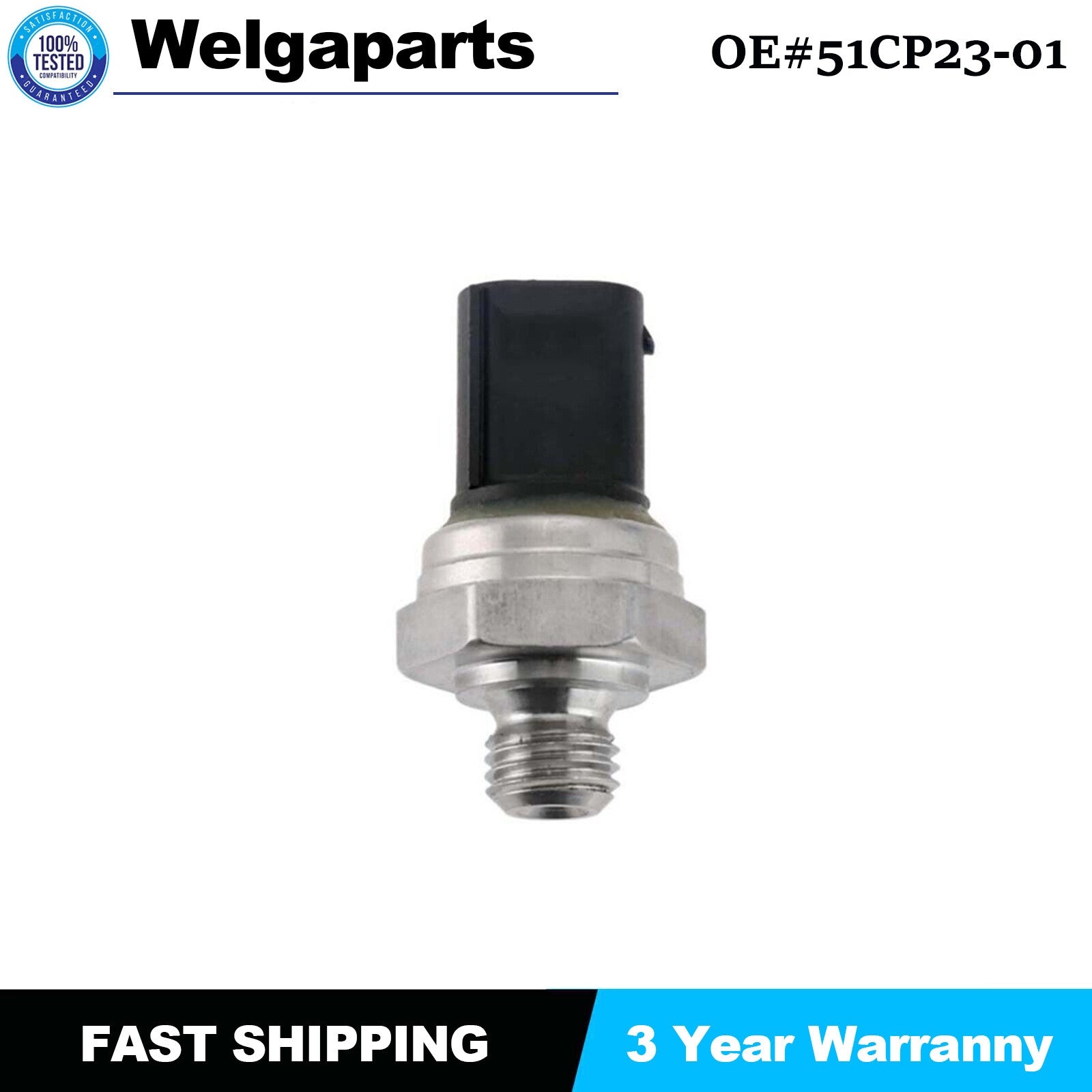 1PC 0071534328 Oil/Fuel Pressure Sensor 51CP23-01 for Mercedes W215 CL-Class