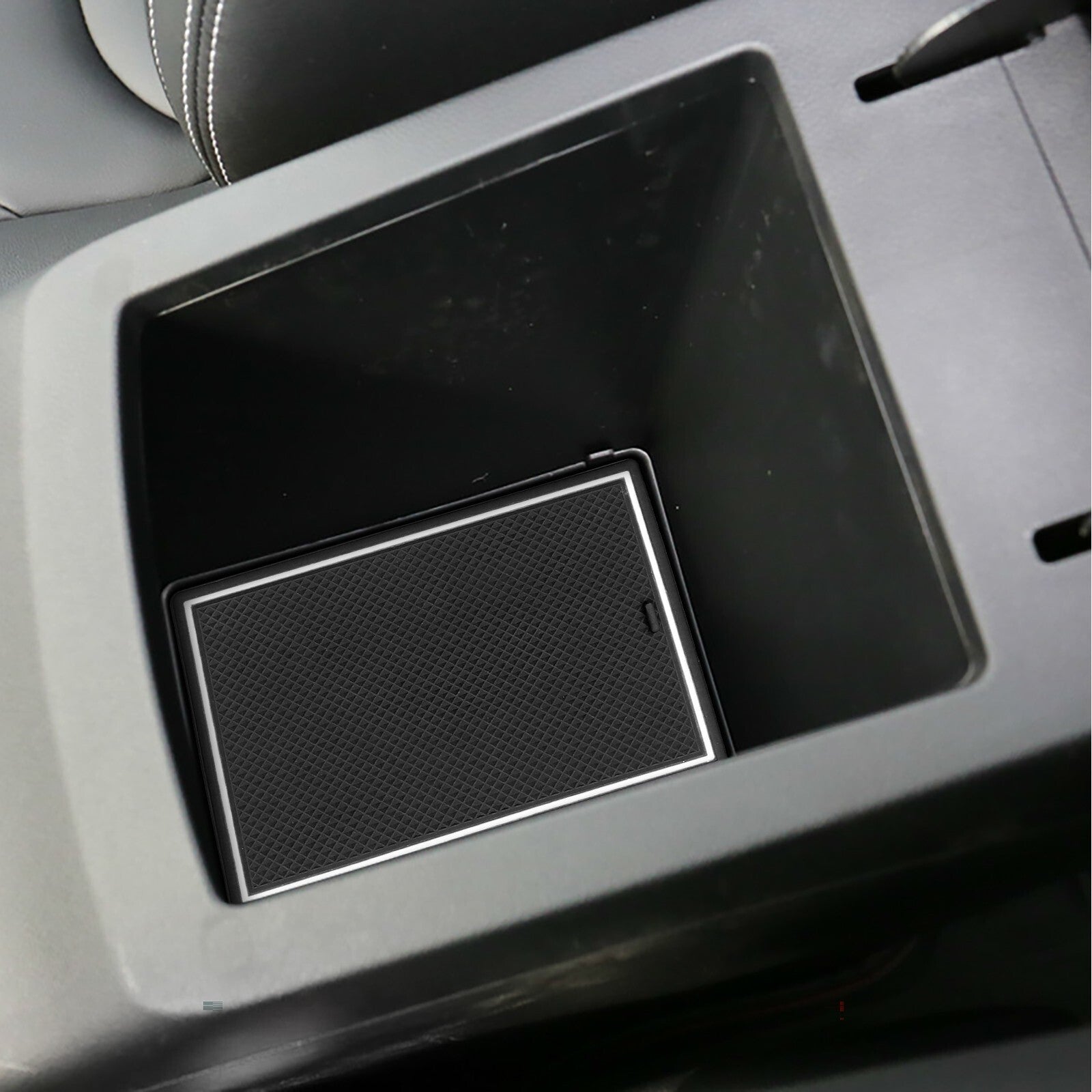for Chevrolet Captiva 2019~ 2023 EPB Gate Slot Cup Pad Car Mat Accessories WHITE