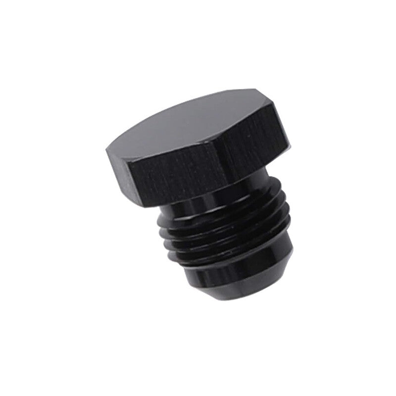 4AN Male Flare Bolt Blanking Plug End Cap Lock Nut Fitting Adapter Hex Black AN4