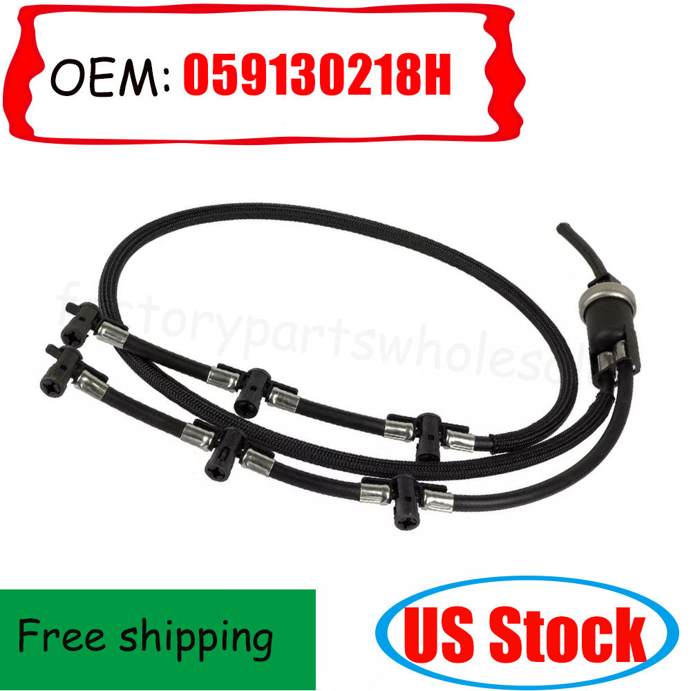 1Fuel Injector Return Pipes for AUDI A4 A6 Q7 for VW TOUAREG 2.7 TDI 3.0 059130218H n