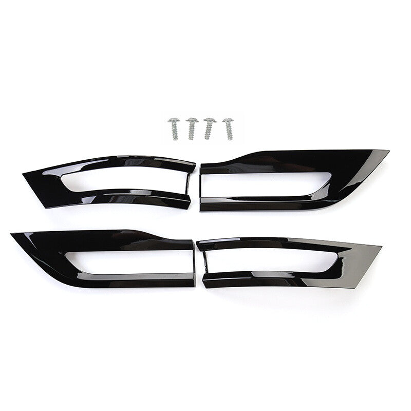 Gloss Black Tail Light Cover Trim Bezel fit for Jeep Grand Cherokee 2014-20/21