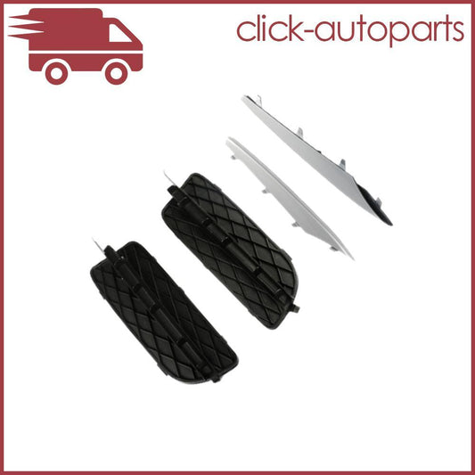 2 Set Front Lower Bumper Grille CoverMolding Trim Left  Right for BMW E70 for X5 Q