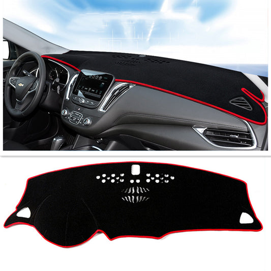 1PCS RedBlack Dashboard Dash Mat Dashmat Sun Cover for Chevrolet Malibu 2016-21