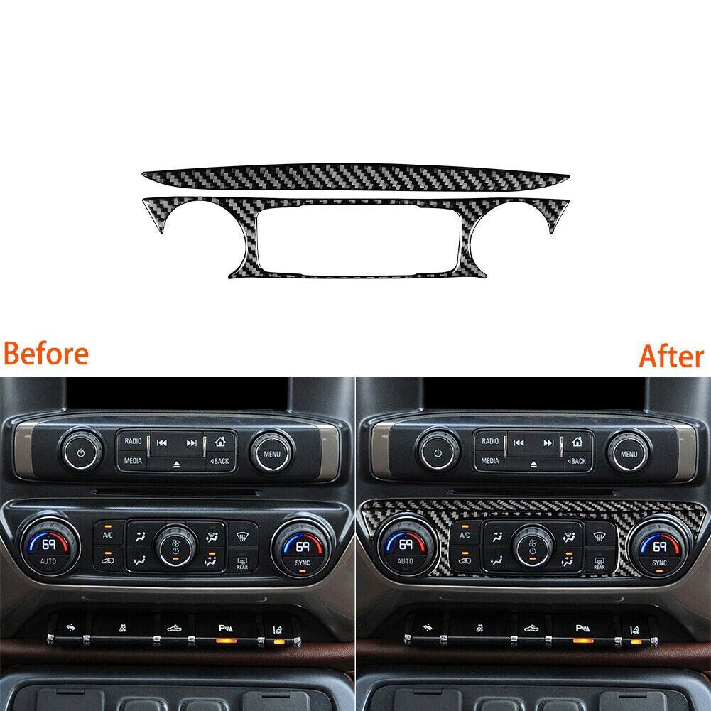 2x Carbon Fiber Window Lift Panel Cover Trim for for Honda for Civic 1992-1995 2DR v
