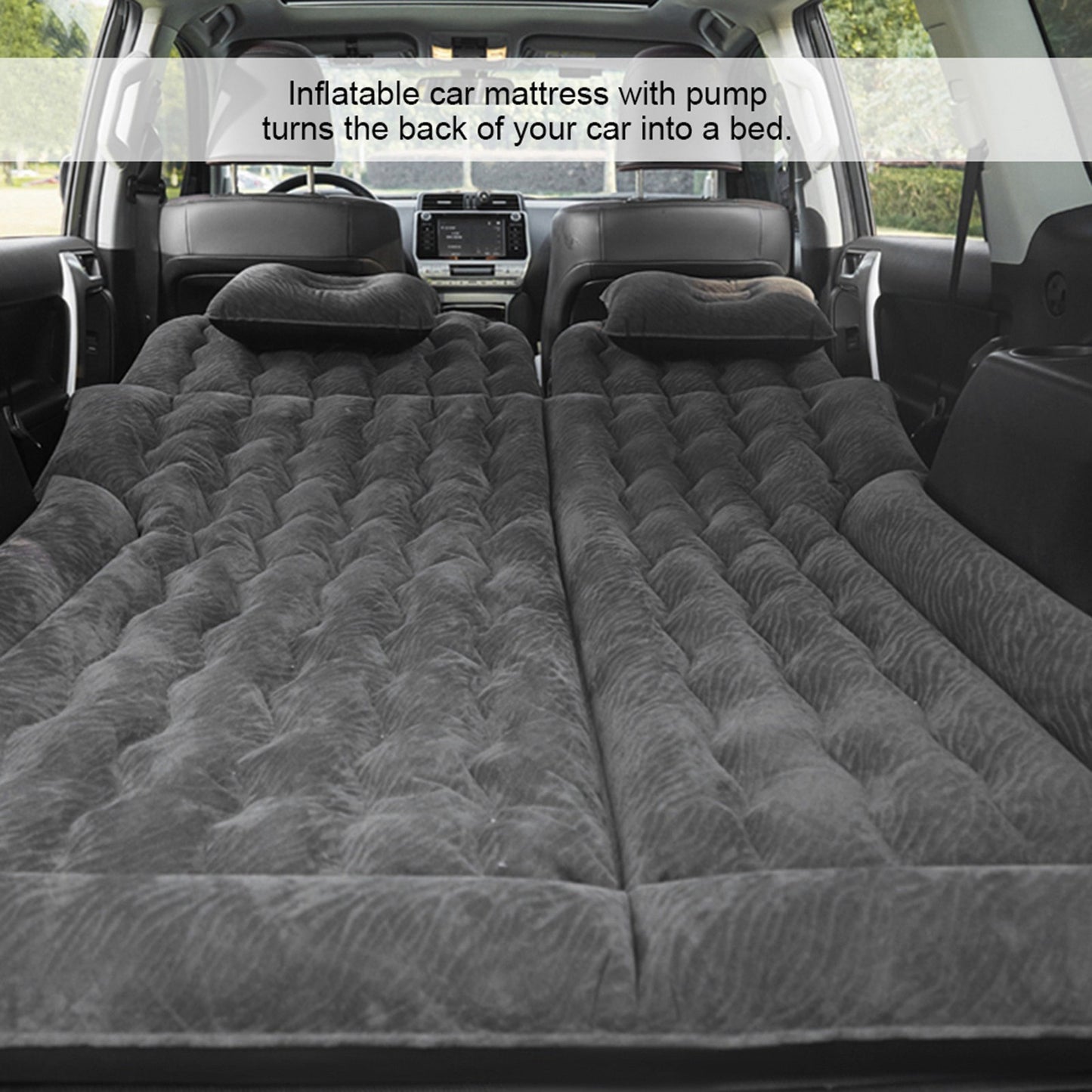 (Black) Adjustable Backseat Design Wide Application Convenient Storage Q